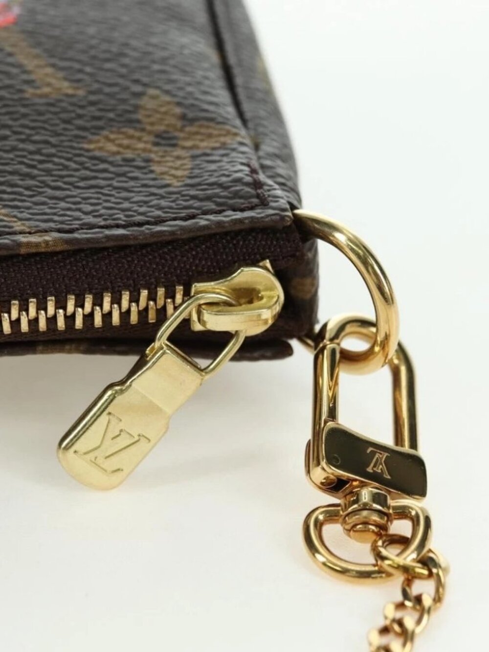 LOUIS VUITTON Monogram Mini Pochette Accessoires Pouch M62141 LV Auth 179814M - Picture 9 of 14